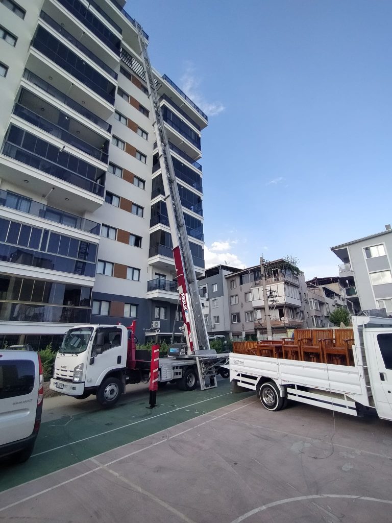 gaziemir kiralik evden eve mobil asansör